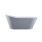 Melun 67 in. Freestanding Bathtub in White