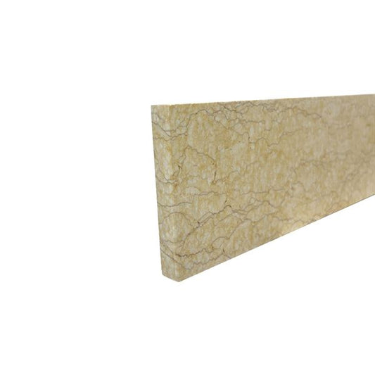 24 in. Cream Marble Backsplash