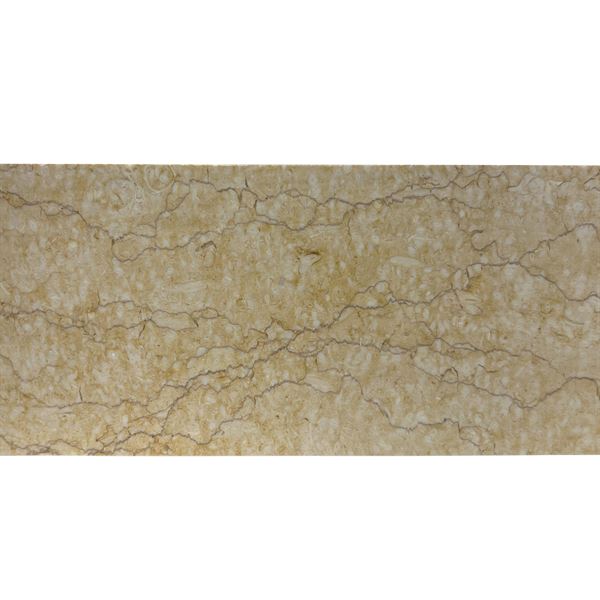 30 in. Cream Marble Backsplash