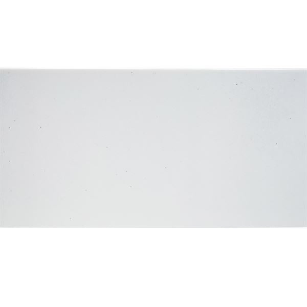 43 in. White Quartz Backsplash