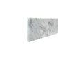 37 in. White Carrara Marble Backsplash