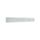 37 in. White Carrara Marble Backsplash