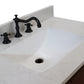 37 in. Single Sink Vanity in Dark Cherry with Engineered Quartz Top