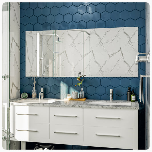 Eviva Sleek 60" Frameless Bathroom Mirror
