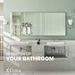 Eviva Sleek 60" Frameless Bathroom Mirror