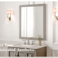 Eviva Acclaim Transitional Gray Bathroom Vanity Mirror