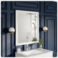 Eviva Acclaim Transitional White Bathroom Vanity Mirror