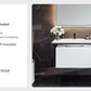 Eviva Modena 32"W x 18"D White Wall Mount Bathroom Vanity with Solid Surface Countertop and Integrated Sink