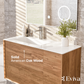 Eviva Prancer 36" Oak Wall Mount Bathroom Vanity