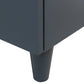 39 in. Single Sink Vanity in Dark Gray with Dark Gray Composite Granite Sink Top