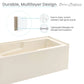 Voltaire 60" x 30" Right-Hand Drain Alcove Bathtub with Apron in Bisque