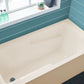 Voltaire 60" x 30" Right-Hand Drain Alcove Bathtub with Apron in Bisque