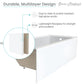 Voltaire 60" x 32" Left-Hand Drain Alcove Bathtub with Apron and Armrest in Glossy White