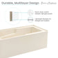 Voltaire 60" x 32" Right-Hand Drain Alcove Bathtub with Apron in Bisque