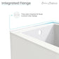 Voltaire 72" x 36" Right-Hand Drain Alcove Bathtub with Apron and Armrest