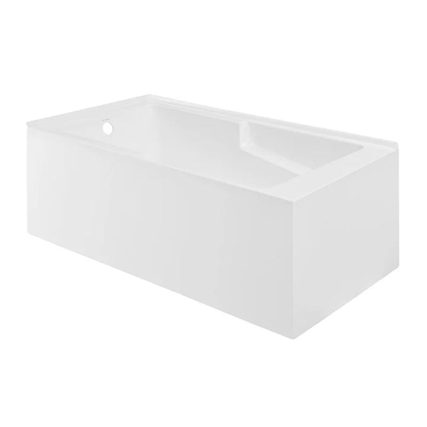 Claire 60 x 32 Left-Hand Drain Drain Alcove Tub with Corner Apron