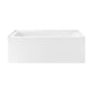 Voltaire 60" x 30" Left-Hand Drain Alcove Bathtub with Apron