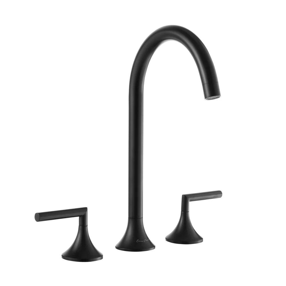 Daxton 8 in. Widespread Bathroom Faucet in Matte Black