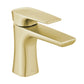 Monaco Single Hole, Single-Handle, Bathroom Faucet in Brushed Gold