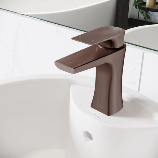 Monaco Single Hole, Single-Handle, Bathroom Faucet in Oil Rubbed Bronze