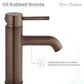 Ivy Single Hole, Single-Handle, Bathroom Faucet in Oil Rubbed Bronze