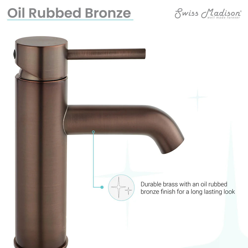 Ivy Single Hole, Single-Handle, Bathroom Faucet in Oil Rubbed Bronze