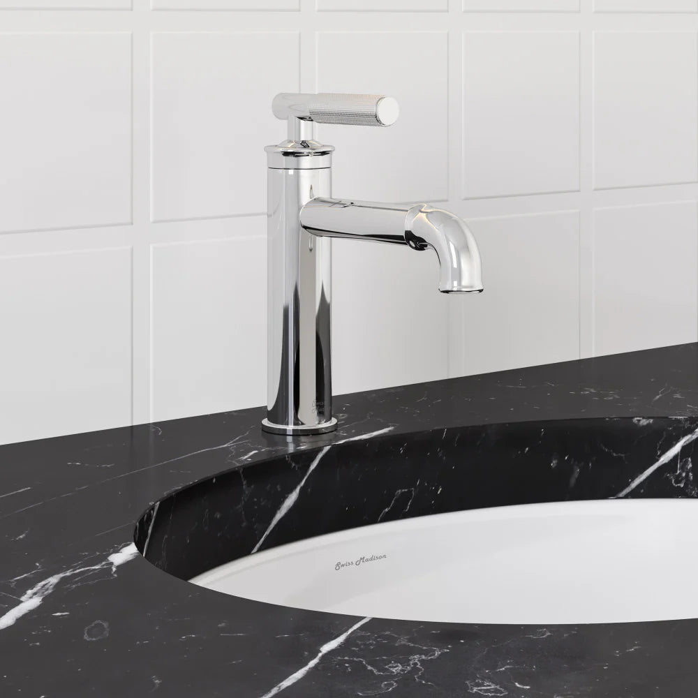 Avallon Single Hole, Single-Handle Sleek, Bathroom Faucet in Chrome