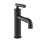 Avallon Single Hole, Single-Handle Sleek, Bathroom Faucet in Matte Black