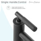 Avallon Single Hole, Single-Handle Sleek, Bathroom Faucet in Matte Black