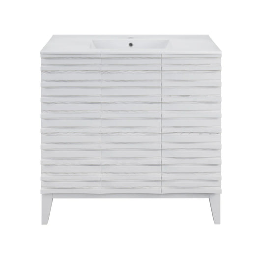 Cascade 36'' Bathroom Vanity in White