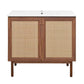 Classe 36" Bathroom Vanity in Dark Walnut