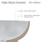 Carre Large Rectangle Vessel Sink