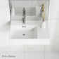 St. Tropez 24 x 18 Ceramic Wall Hung Sink with Left Side Faucet Mount