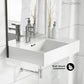 St. Tropez 24 x 18 Ceramic Wall Hung Sink with Left Side Faucet Mount